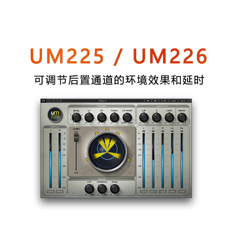  UM225 / UM226插件环绕声5.1声道转换