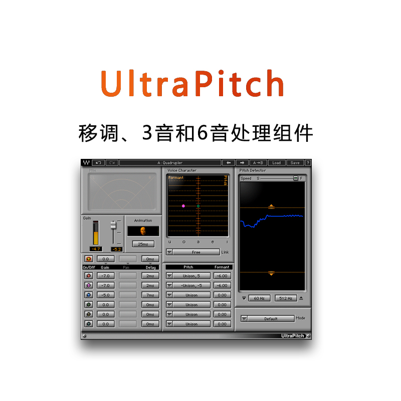 UltraPitch人声处理修音回声