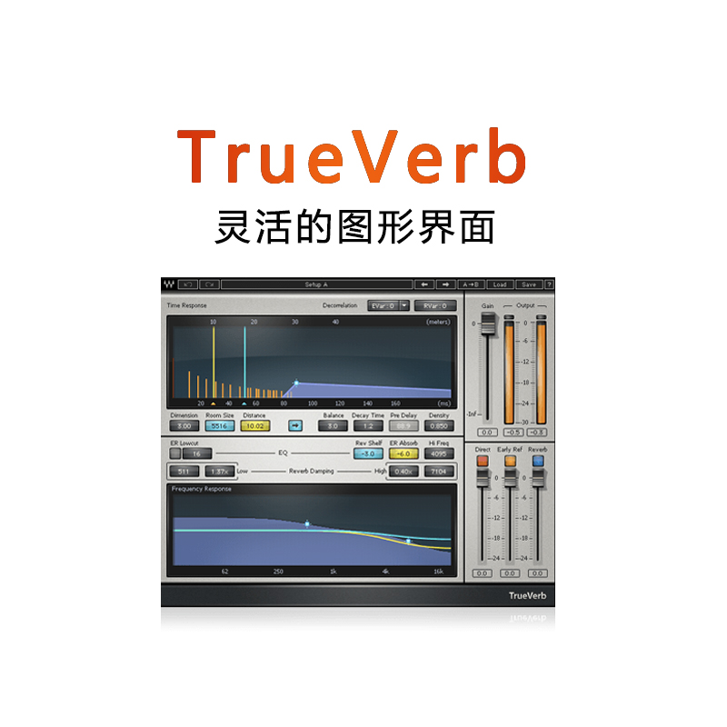 TrueVerb插件混响修音调音音乐编曲制作效果器