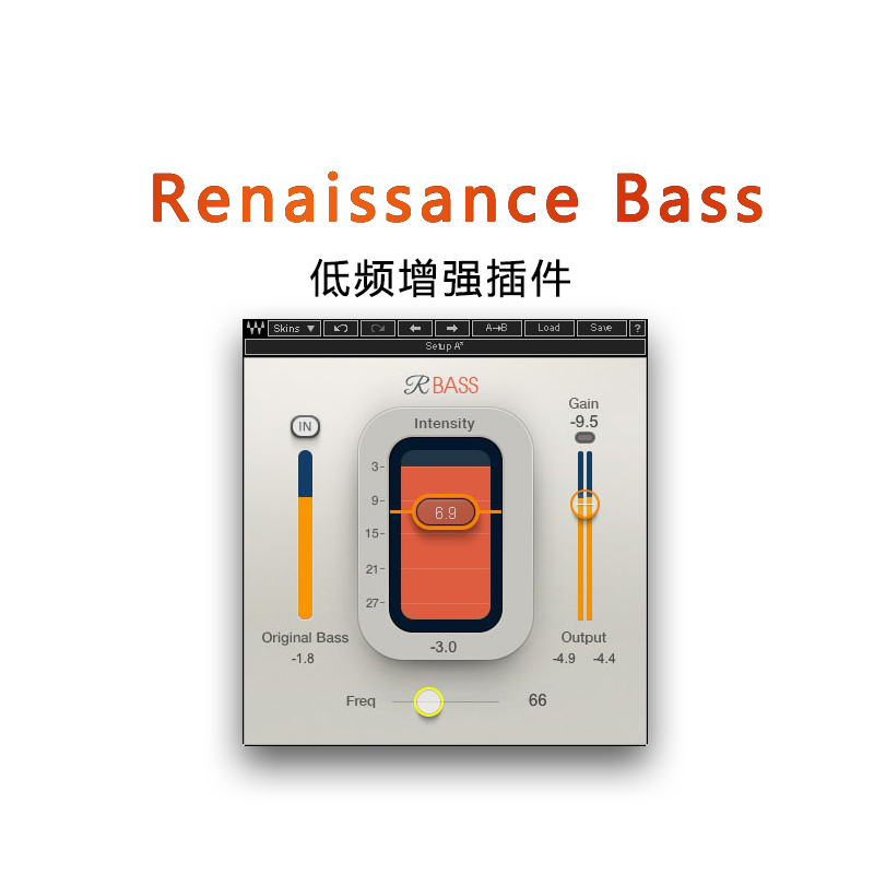 Renaissance Bass 低频增强插件编曲混音效果器
