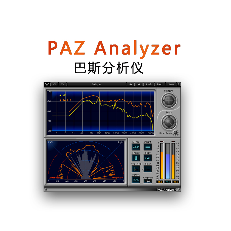 PAZ Analyzer频谱分析仪音轨处理处理插件