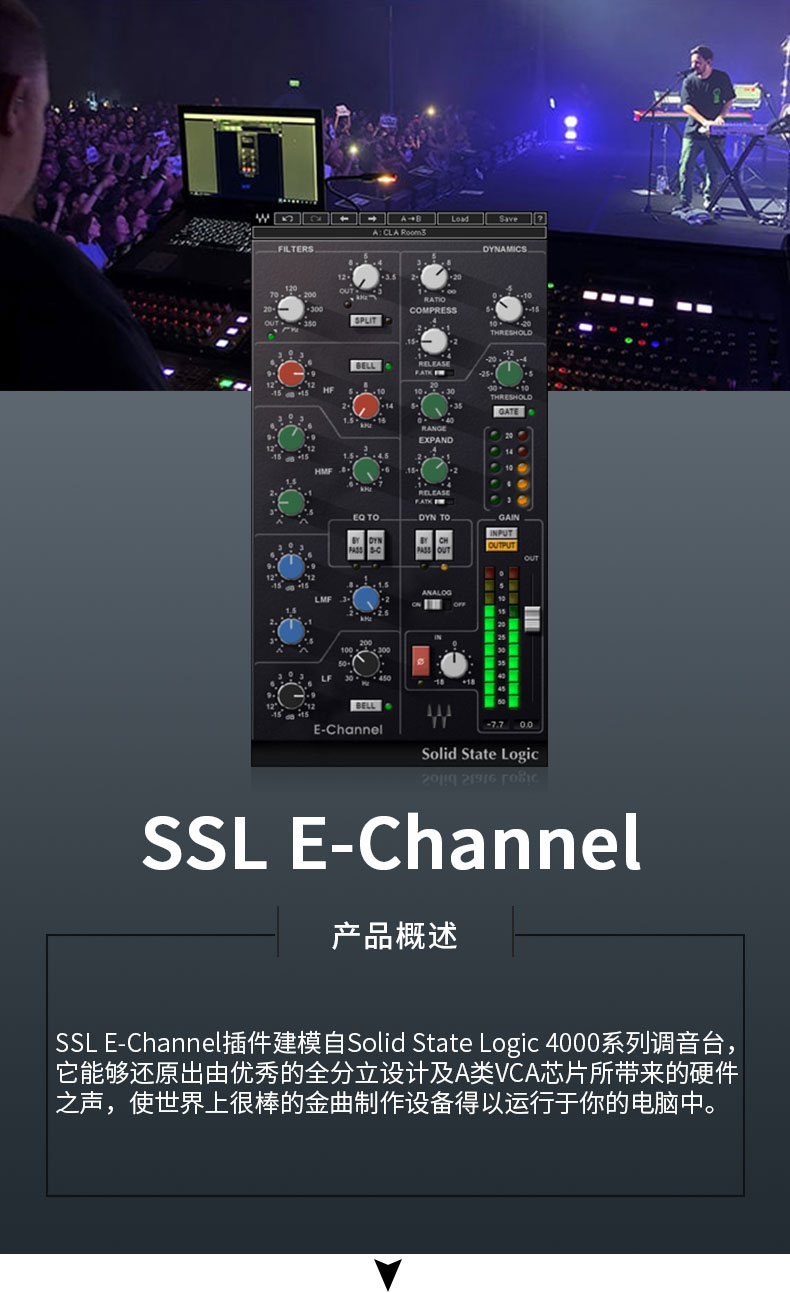 SSL E-Channel 编曲混音效果器插件 通道条插件(图1)