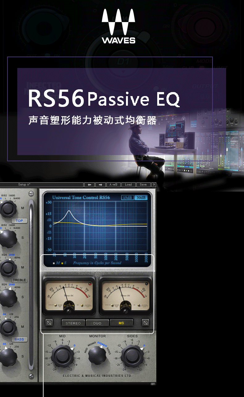 RS56 Passive EQ 插件修音调音效果器(图1)